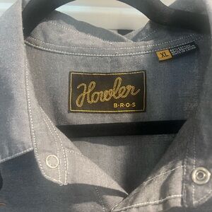 Howler Bros Pearl Snap Tucan Shirt